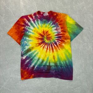 Vintage Ron Jon Surf Shop Tie Dye T-Shirt Mens Large Cocoa Beach Florida 90s USA